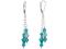 Blue Zircon Earrings