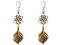 Chain Maille Flower Earrings