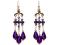 Dazzling Plum Earrings