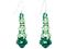 Emerald and Peridot Earrings
