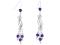 Purple Velvet Dangles