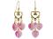 Rose Hearts Chandelier Earrings