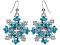 Shimmering Snowflake Earrings