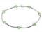 Peridot Scalloped Anklet